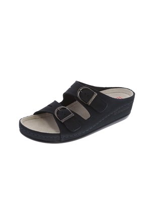Berkemann LÜNEBURG - Pantolette flach - dunkelblau