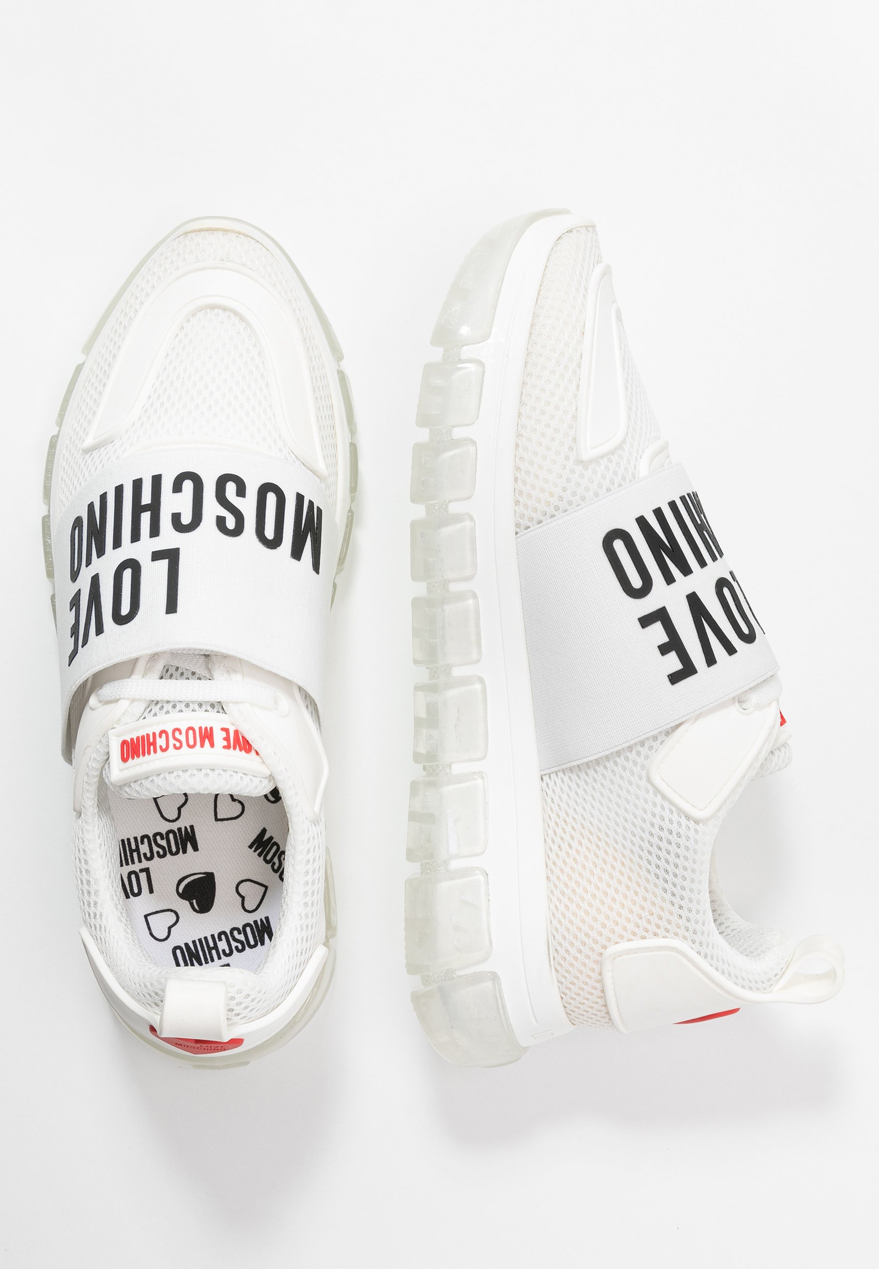 Love Moschino Joggesko bianco Zalando.no Love Moschino Joggesko powder Zalando.no