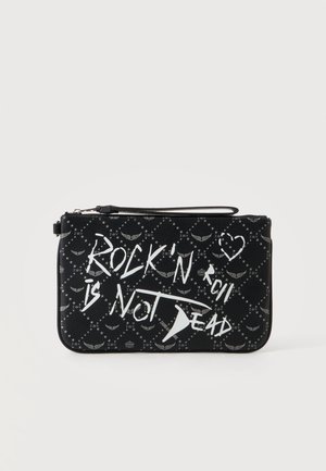 Zadig & Voltaire, POUCH MONOGRAM ARTY TAG - несесер за тоалетни принадлежности - black