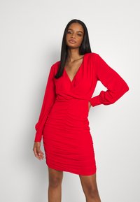 VILA VIPARTINA DRESS - Vestido direito - high risk red
