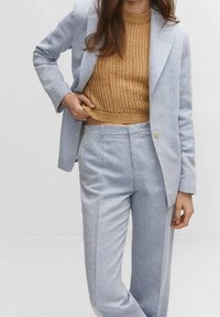 Mango Kalhoty - light blue