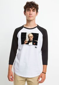 Henry Tiger THE GODFATHER THE DON - Langærmet T-shirt - white black