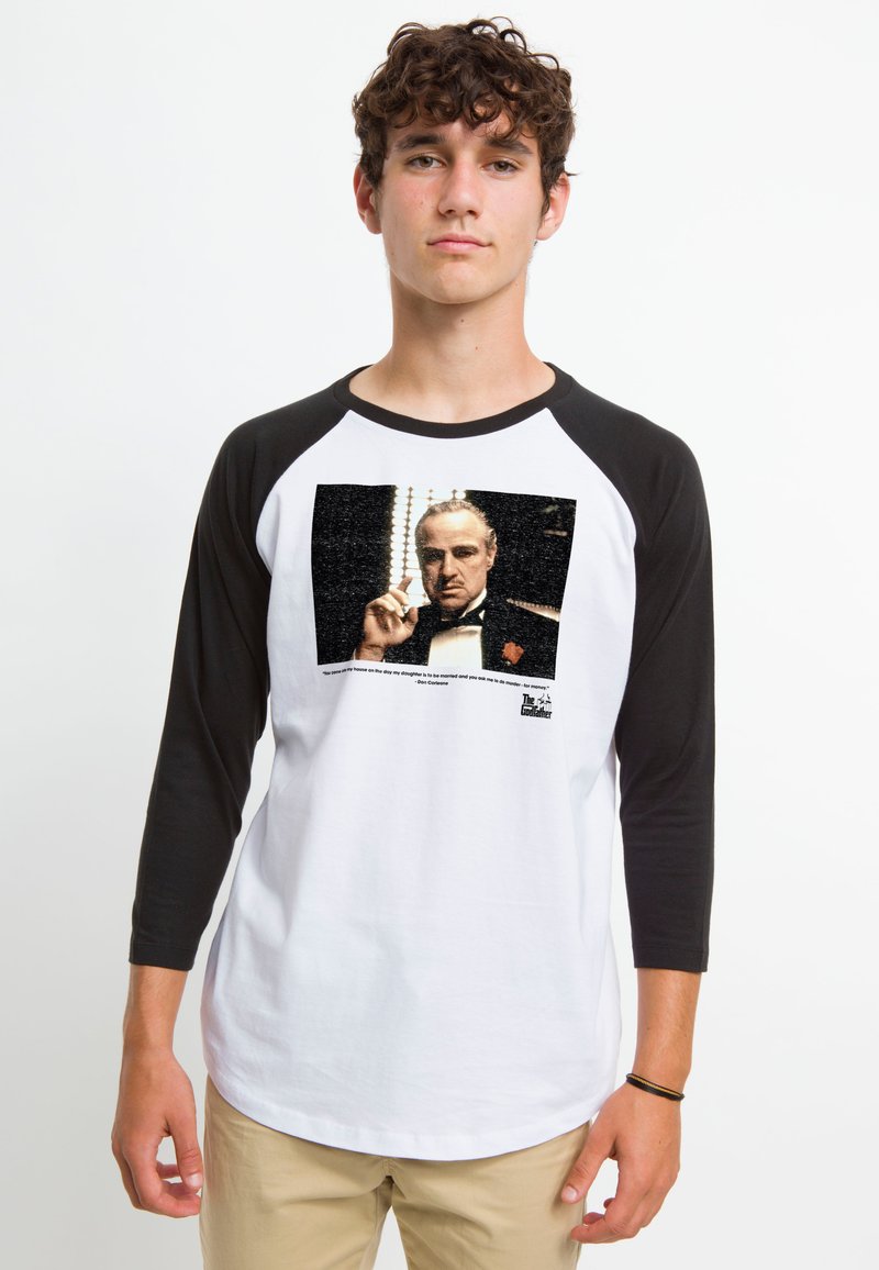 Henry Tiger THE GODFATHER THE DON - Langærmet T-shirt - white black