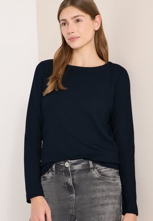 Cecil STRUKTUR - Striktrøje - blau