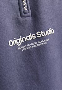 Jack & Jones JORVESTERBRO QUARTER ZIP - Sweatshirt - nightshadow blue