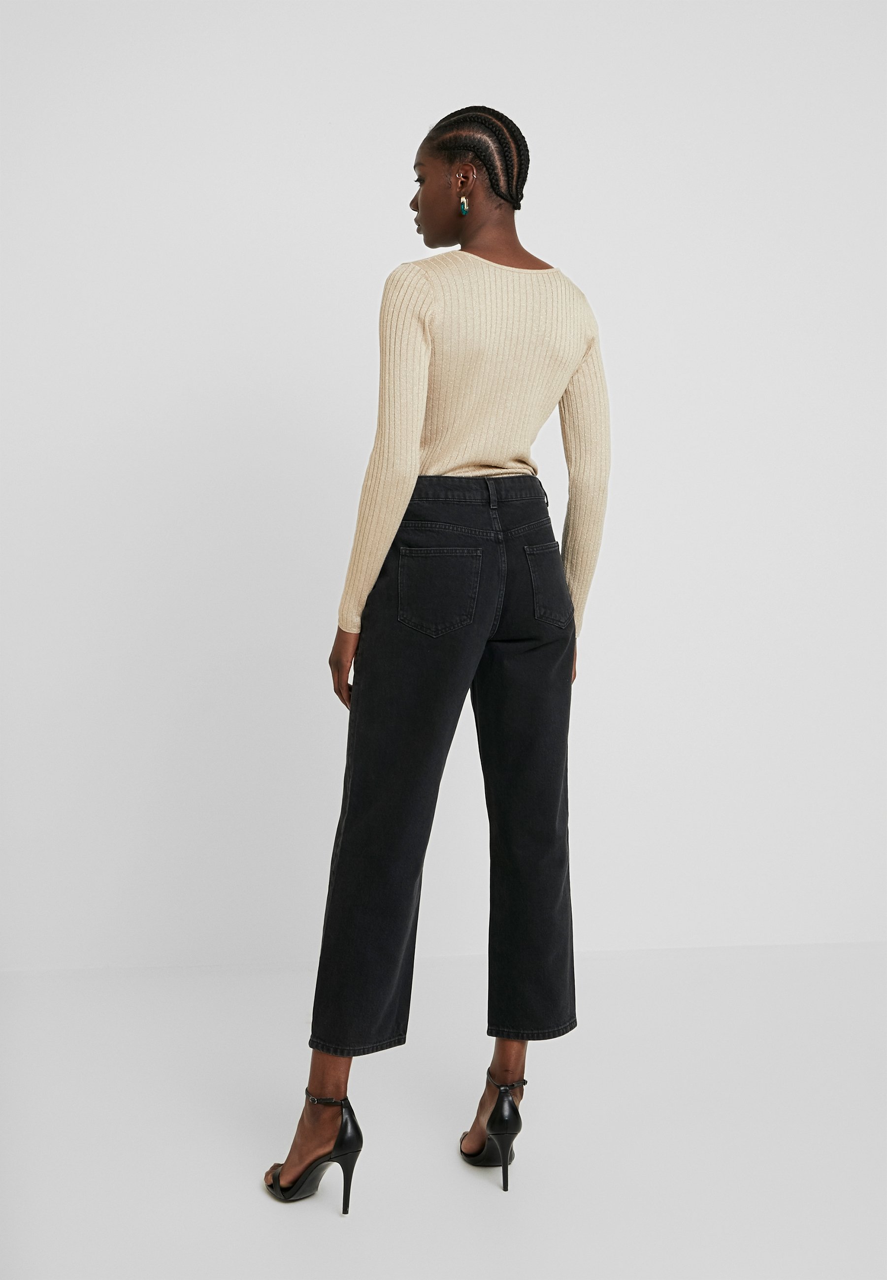 Moss Copenhagen CRYSTAL Jeans straight leg black washed Moss Copenhagen CRYSTAL - Jeans straight leg - black washed