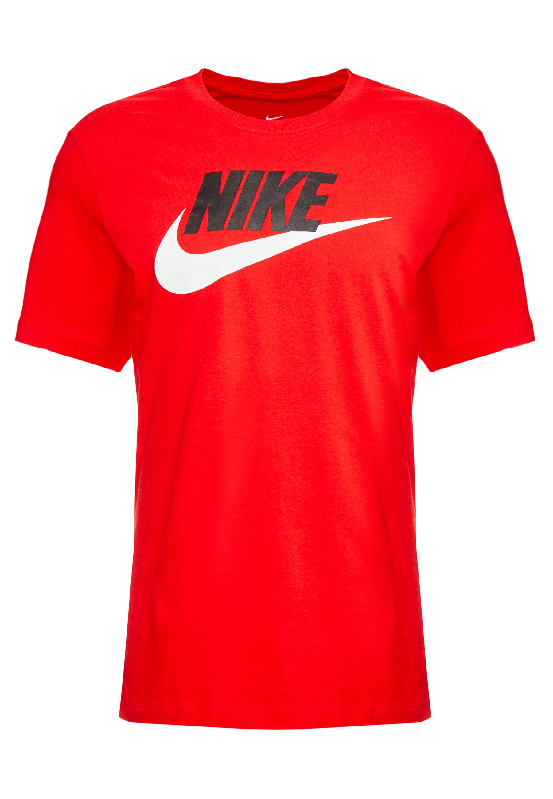 white red and black nike shirt