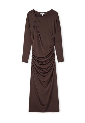 Ipekyol SLIM FIT DRAPED - Jerseyjurk - brown