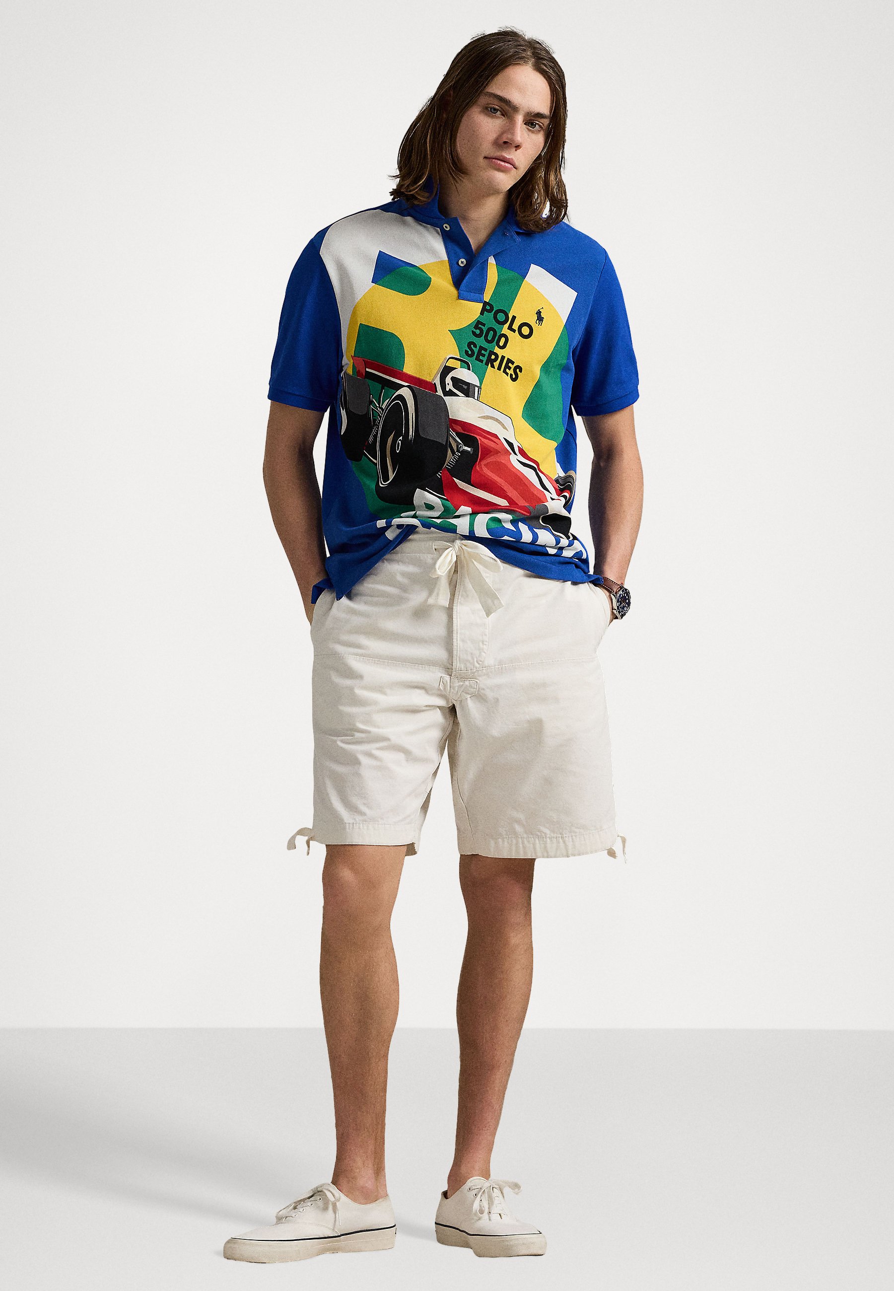 Polo Ralph Lauren Classic Fit Mesh Graphic Polo Shirt - Polo shirt