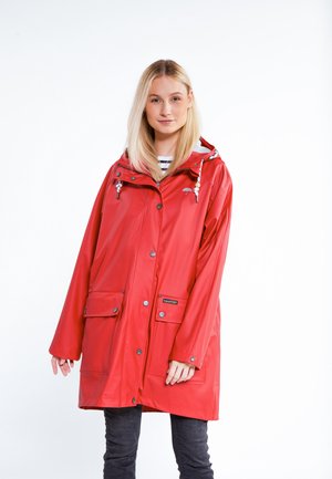 Regenjacke / wasserabweisende Jacke - rot