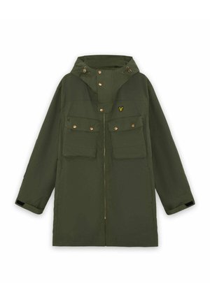 Lyle & Scott, WAXED GUARD PARKA - Parka - y true olive