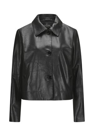 MSDALILA - Leather jacket - schwarz