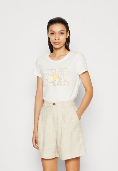 Only Onlkita Life Reg S/S Plume Top Box Jrs T-Shirt Donna