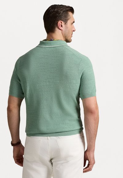 Polo Ralph Lauren Big & Tall TEXTURED COTTON-LINEN SWEATER - Polotričko - faded mint