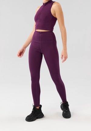 Tights - dark purple