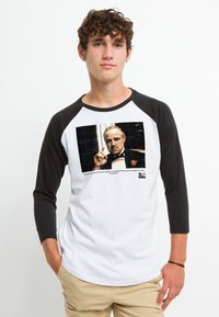 Henry Tiger THE GODFATHER THE DON - Langærmet T-shirt - white black