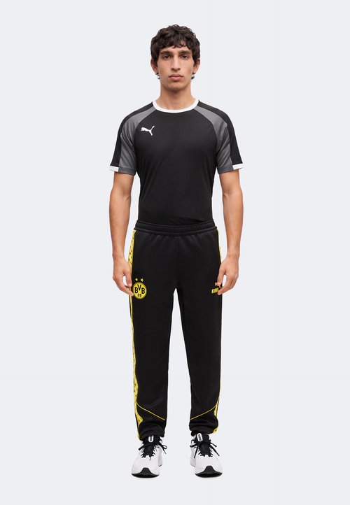 PUMA BVB DORTMUND KING ANTHEM PANTS - Club wear - black/faster yellow — photo 2