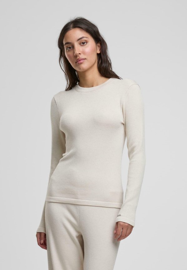 Strickpullover - cafe au lait