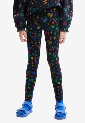 HEART - Leggings - black