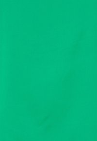 Grön tyg med en slät textur, som har en ensfärgad nyans utan synliga mönster eller utsmyckningar.
