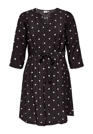 ONLY Carmakoma, DRESS CARCARRIE MIDI DRESS - Vapaa-ajan mekko - black