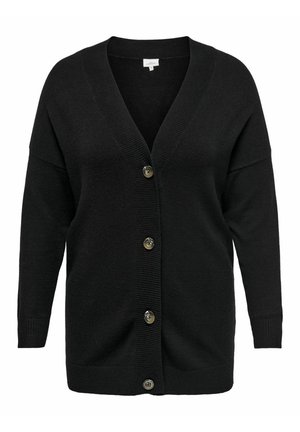 ONLY Carmakoma CARESLY BUTTON - Kardigan - black