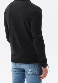 Ombre Felpa con zip - black