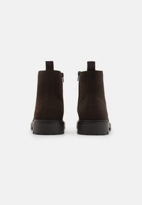 Pier One UNISEX - Nauhalliset nilkkurit - dark brown