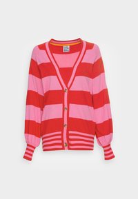 CARDIGAN - Casaco de malha - pink/red