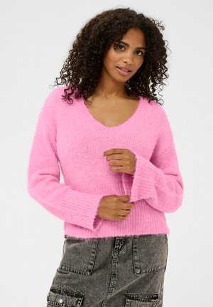 Svetrík - pink power melange