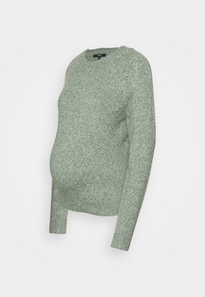 Striktrøje - light green
