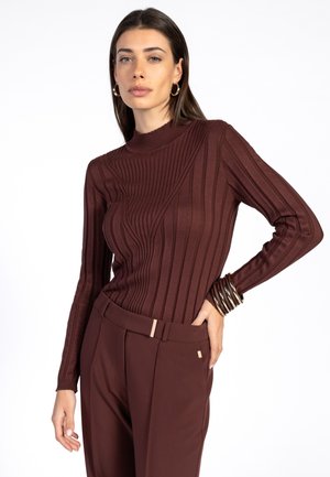 VIDA AJOUR VIS - Longsleeve - spicy chocolate