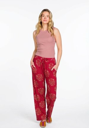 BELIN LONG NAMASTE - Tracksuit bottoms - red