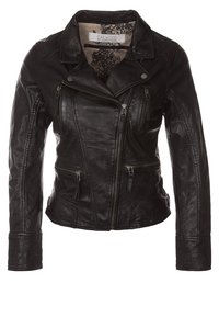 Oakwood Leren jas - black