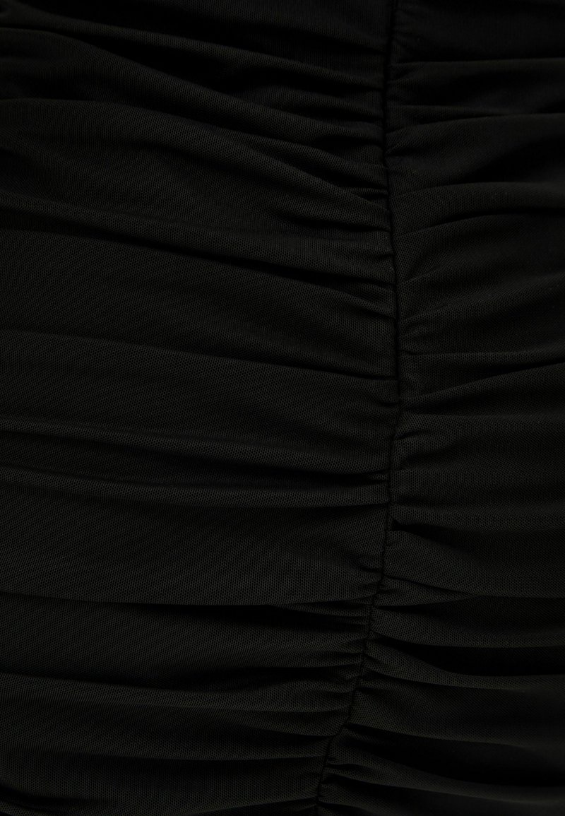 Damen Freizeitkleider | Bershka DRAPED MINI Freizeitkleid black/schwarz - EL89952 Damen Freizeitkleider | Bershka DRAPED MINI Freizeitkleid black/schwarz - EL89952
