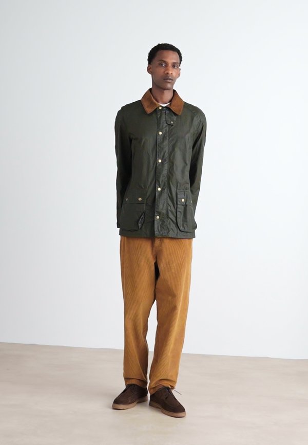 LIGHTWEIGHT ASHBY WAX - Short coat - archive olive4