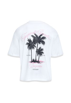 Dropsize, PRINT T-SHIRT - Trükipildiga T-särk - white