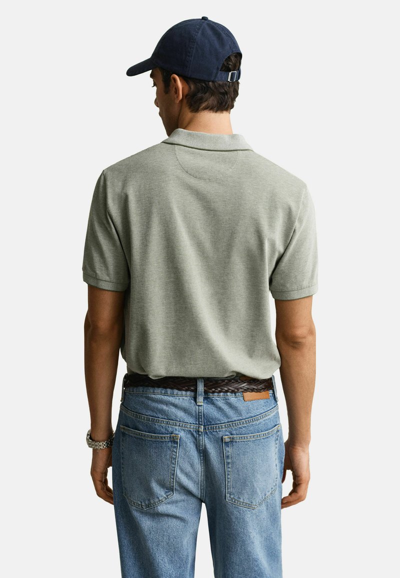 GANT TWO-TONED - Polotričko - dry herb green
