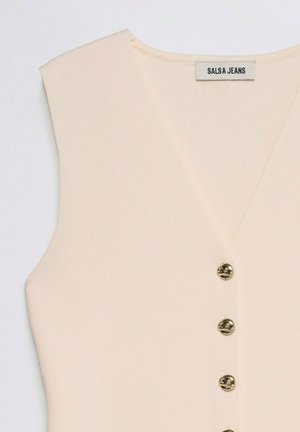 Salsa Jeans, SALSA JEANS WESTEN SLIM - Chaleco - beige