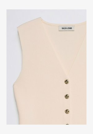 Salsa Jeans, SALSA JEANS WESTEN SLIM - Chaleco - beige