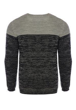 RUNDHALS MIT LOGOPATCH - Sweter