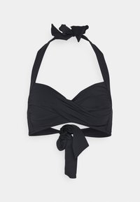 Seafolly - SEAFOLLY COLLECTIVE TWIST SOFT CUP HALTER - Bikini top - black Thumbnail Image 1