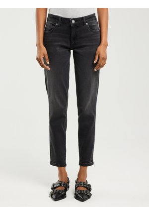 MAGGIE - Blugi mom fit - grau