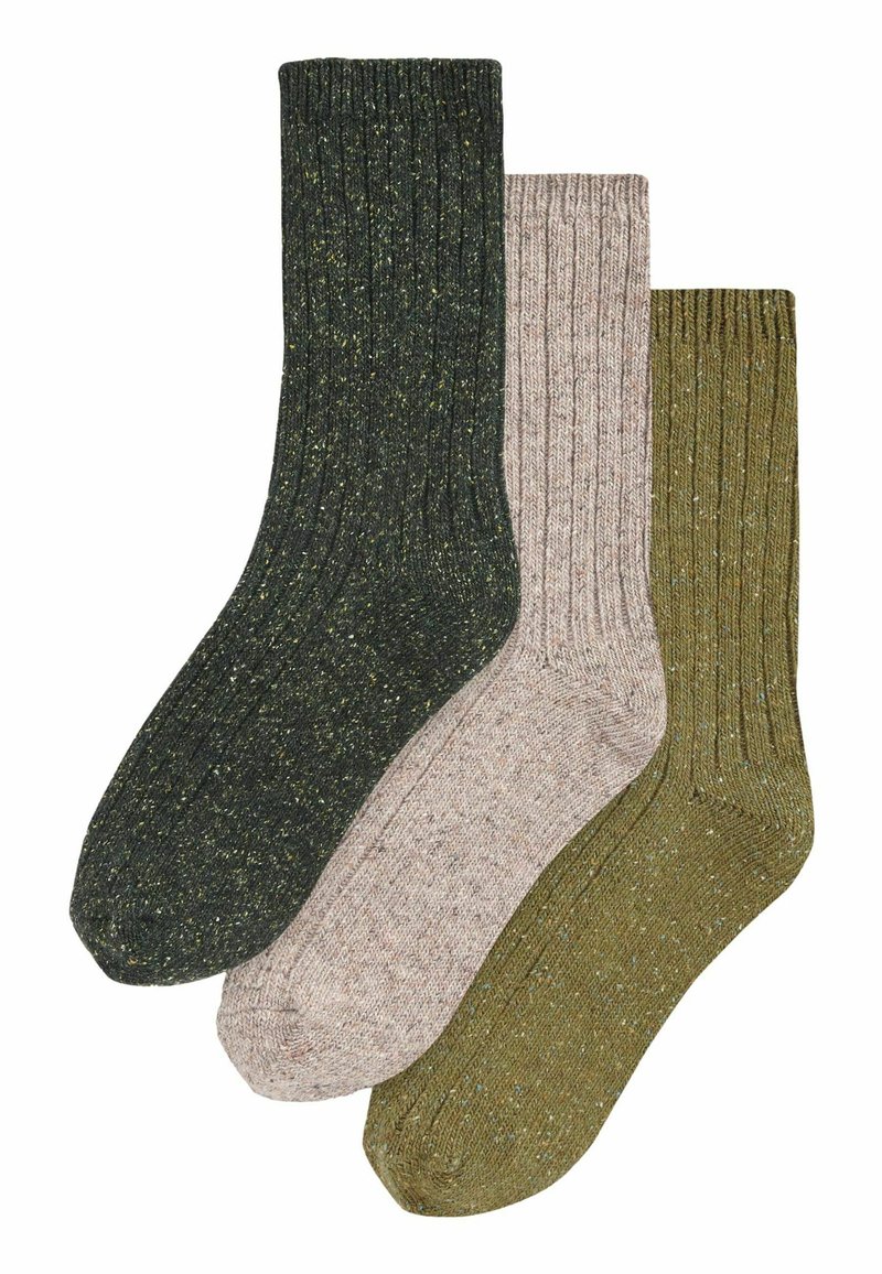 Next 3 PACK STANDARD - Calcetines - green