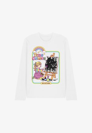 Cotton Soul, STEVEN RHODES SHOW YOUR TRUE COLORS - Long sleeved top - white