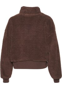 Karl Kani METAL SIGNATURE TEDDY TROYER - Vesta od flisa - brown