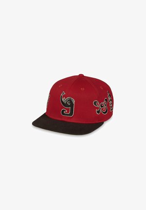 Grimey, GORRA TUSKER TEMPLE SNAPBACK - Pet - rojo
