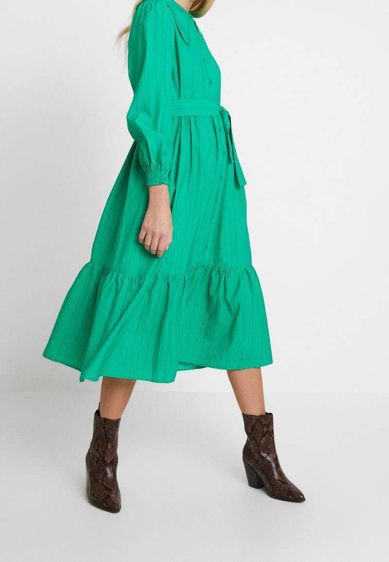 Rsum Shirt dress - green - (Pre-owned) - Zalando Rsum Shirt dress - green - (Pre-owned) - Zalando