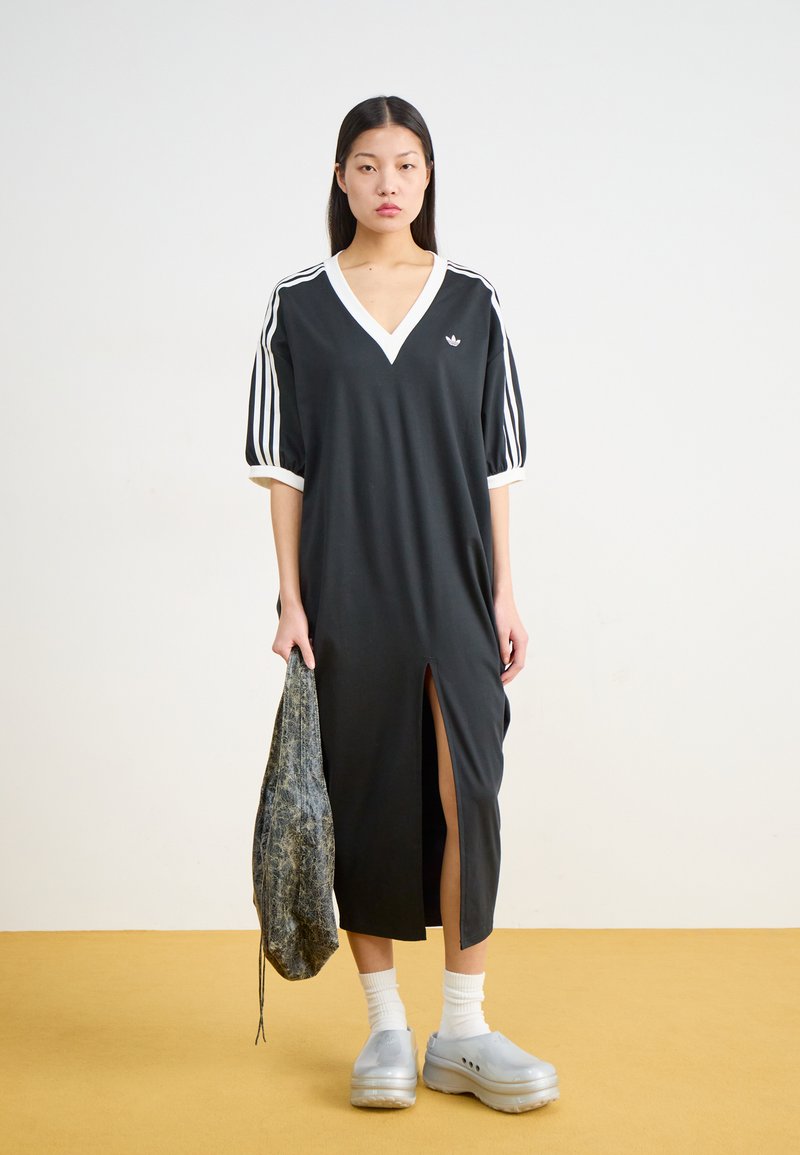 adidas oversized dress adidas Womens Beyond Loose Mock Golf Dress - JN8687 Black