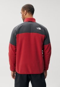 The North Face M GLACIER HEAVYWEIGHT FULL ZIP - Jakna od flisa - garnet red/asphalt grey